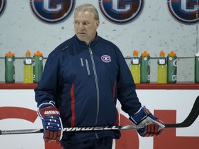 Bergevin praised Michel Therrien as a battler who gave his all to the Canadiens in his second stint as coach of the team.