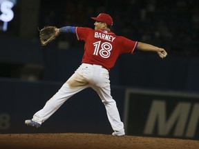 Very long games sometimes mean position players are called on to pitch.