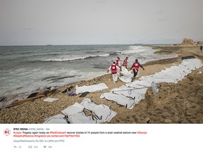 Images from the Libyan Red Crescent