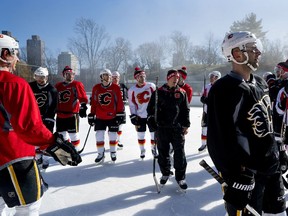 The Calgary Flames had a morning skate in New York's Central Park last weekend during an eastern road trip. There is growing evidence the benefits of the ritual of the morning skate are more psychological than physical.