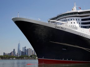 The ocean liner Queen Mary 2 will offer a trans-Atlantic fashion-themed crossing from England to New York Aug. 31-Sept. 7 with celebrity guests including the 95-year-old style icon Iris Apfel.