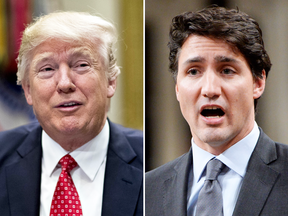 Trump’s overall approval rating among Canadian voters peaked at 28 per cent during the 10 days that Mainstreet polled, while 52 per cent of Canadians gave Trudeau a thumbs up for the job he is doing.