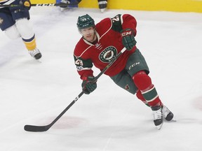 Minnesota Wild forwards Zach Parise and Jason Pominville (pictured) have been diagnosed with mumps and must miss at least three games.