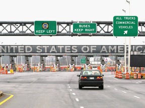 The U.S. border crossing in Lacolle, Quebec