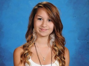 Amanda Todd is shown in an undated family handout photo