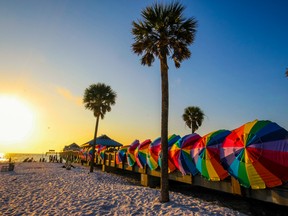 Clearwater Beach in Florida. A bill introduced recently in the U.S. Congress would let Canadian snowbirds stay an extra two months in the US.