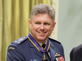 Lt.-Gen. Alain Parent in March 2013, when he was made Commander of the Order of Military Merit.