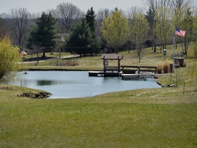 Three-year-old Arrabelle and Elijah Wagner were found Monday in the private pond behind their home.