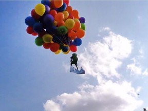 Daniel Boria's balloon ride over the 2015 Calgary Stampede.