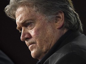 Stephen Bannon at the Conservative Political Action Conference on Feb. 23.