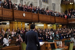 Former Prime Minister Kim Campbell clears the way for more women in politics with an inspiring speech in the House of Commons THE CANADIAN PRESS/Sean Kilpatrick