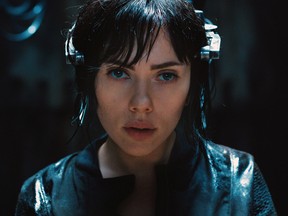 Scarlett Johansson in Ghost in the Shell.