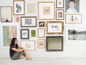 Walls of art are becoming popular, says Mariam Naficy, the founder and chief executive of Minted, a San Francisco-based online design marketplace.