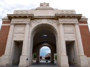 The Menin Gate Memorial to the Missing contains the names of 54,395 Commonwealth soldiers.