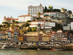 Porto’s historic core is set upon two hills, with the rejuvenated downtown between them spilling down to the Douro River.