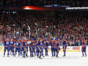 The Edmonton Oilers clinched a playoff berth with this March 28 win over the L.A. Kings.