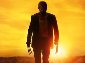 Jackman as Logan.