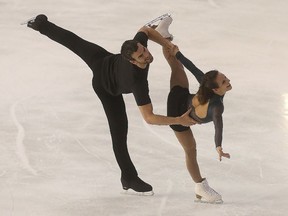 Meagan Duhamel and Eric Radford practice during the 2017 Canadian figure skating championships at TD Place in Ottawa in January.