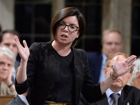 NDP MP Niki Ashton speaks in the House of Commons on Oct. 25, 2016.