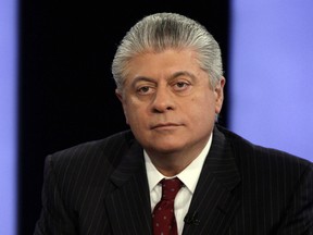 Andrew Napolitano appears on the "Varney & Co." program on the Fox Business Network, in New York, April 11, 2011.