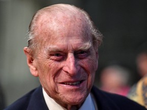 Britain's Prince Philip, Duke of Edinburgh, arrives to attend a Commonwealth Day Service at Westminster Abbey in central London, on March 13, 2017.