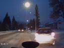 The vehicle driven by a road rage suspect in Edmonton, in an image taken from a dashboard camera video.