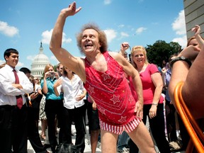 Richard Simmons on Capitol Hill in 2008. He was an anti-obesity crusader with a focus on boosting self-esteem, but disappeared completely from the public eye in 2014.