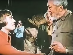John Huston (right) stars in  "The Other Side of the Wind."