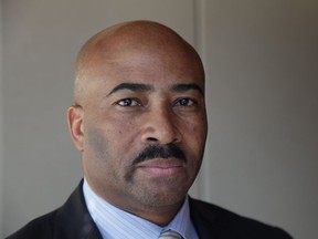 Senator Don Meredith seen during an interview in Toronto, Thursday, March 16, 2017. Embattled Sen.Meredith says he's not ready to resign following an explosive ethics investigation of his sexual relationship with a 16-year-old girl.