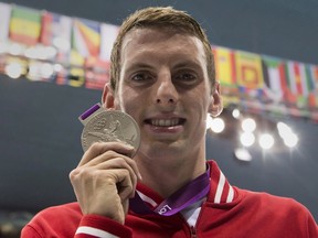 Ryan Cochrane won Olympic silver in the 1,500 metres in 2012.