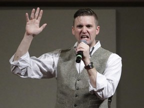 A 2016 photo of Richard Spencer, at the Texas A&M University campus