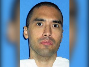 This undated file photo released by the Texas Department of Criminal Justice shows death row inmate Rolando Ruiz. Ruiz is scheduled to die Tuesday, March 7, 2017, for the murder-for-hire slaying he carried out more than 24 years ago
