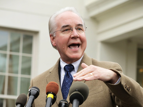On Monday, Health secretary Tom Price called the Congressional Budget Office report "simply wrong."