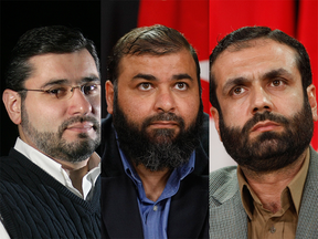 Torture victims Abdullah Almalki, Ahmad Abou-Elmaati and Muayyed Nureddin.
