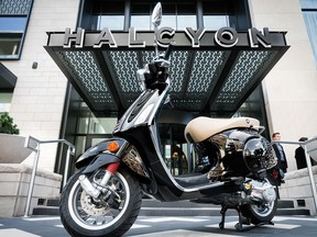 In Denver, HALCYON offers Vespas as an amenity.