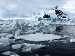 Ten days away from the summer solstice, sea ice has broken up quite a bit, but skippers of smaller vessels still must use extreme caution.