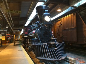 The Countess of Dufferin, the first steam locomotive on the Prairies, sits in the Winnipeg Railway Museum, Jan.23, 2017.