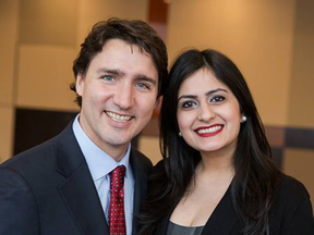 Prime Minister Justin Trudeau and Parliamentary Secretary Kamal Khera.