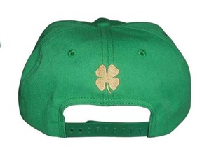 A St. Patrick's Day edition of Donald Trump's Make America Great Again hat. The four leaf clover here is not a shamrock.