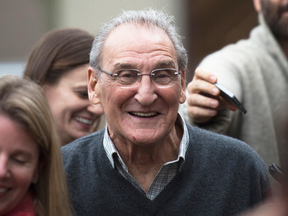 Vincent Asaro leaves a Brooklyn court in 2015 after beating charges that he helped plan the legendary 1978 Lufthansa heist retold in the hit film "Goodfellas."
