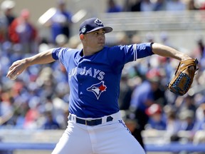 Using the WAR metric, Aaron Sanchez (pictured) and Marcus Stroman finished as the 15th and 18th most valuable starting pitchers in baseball last season.