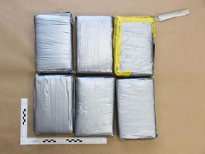 Cocaine seized by RCMP in a drug bust that included a Barrie border security agent