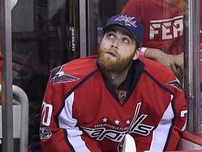 Washington Capitals goalie Braden Holtby ponders what went wrong in Game 2 against the Pittsburgh Penguins.