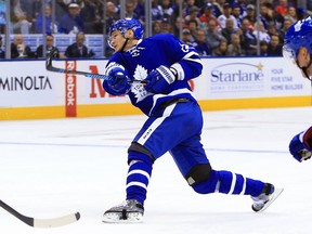 Nikita Zaitsev led the Leafs in minutes during his rookie NHL season and was second on the team's defence with 36 points.