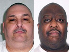 Condemned Arkansas killers Jack Jones and Marcel Williams are scheduled for execution the evening of Monday April 24.