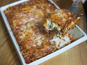 Bonnie Stern's Vegetarian Matzo Lasagna.