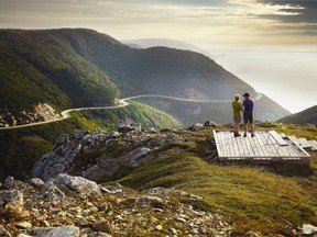 View from the Skyline Trail in Cape Breton Highlands National Park.