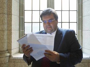 Then Liberal MP Denis Coderre in 2012, photographed outside of the House of Commons.