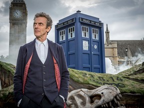 Capaldi as the current Doctor Who.