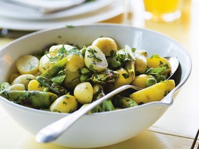 The arrival of new potatoes and asparagus is surely a sign that spring is on its way. Both vegetables are showcased in Hahnemann's Easter Potato Salad.